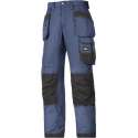 Snickers werkbroek Rip-Stop - 3213-9504 - navy/zwart - maat 44