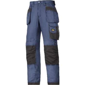 Snickers werkbroek Rip-Stop - 3213-9504 - navy/zwart - maat 44