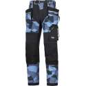 Snickers FlexiWork werkbroek -met holsterzak -navy camo zwart - maat XL taille 54 W38