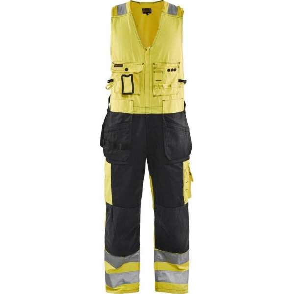 Blåkläder 2653-1804 Amerikaanse overall High Vis Geel/Zwart maat D104