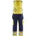 Blåkläder 2653-1804 Amerikaanse overall High Vis Geel/Marineblauw maat D96