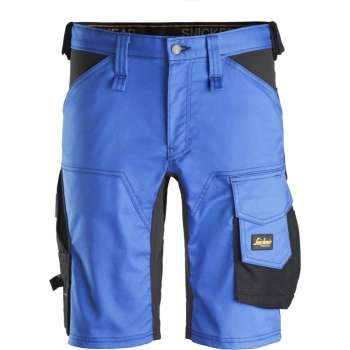 Snickers Workwear AW Stretch Short Blauw 46 6143 (Jeansmaat 31/32)