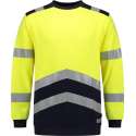 Tricorp 303002 Sweater Multinorm Bicolor Fluor Geel/Blauw maat XS