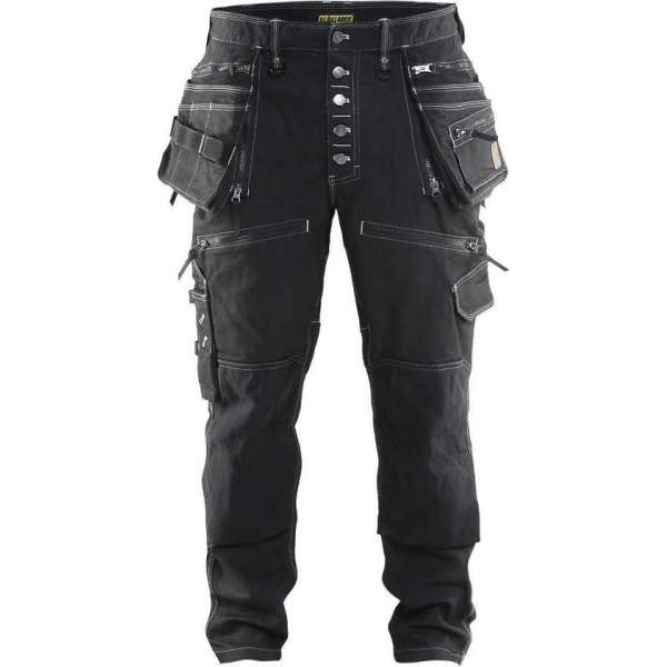 Blaklader 1999 Werkbroek Baggy Denim Stretch Zwart