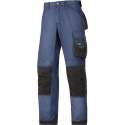 Snickers werkbroek Rip-Stop - 3313-9504 - navy/zwart - maat 44