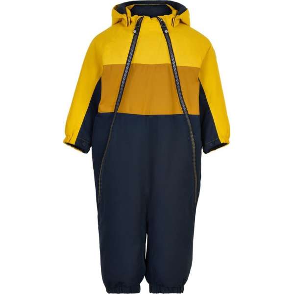 Color Kids - Coverall sneeuwpak voor baby's - Colorblock - Donkerblauw - maat 74cm