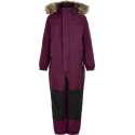 Color Kids - Coverall sneeuwpak met imitatiebont voor kinderen - Paars - maat 98cm