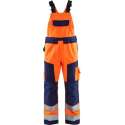 Blåkläder 2660-1804 Bretelbroek High Vis Oranje/Marineblauw maat 144