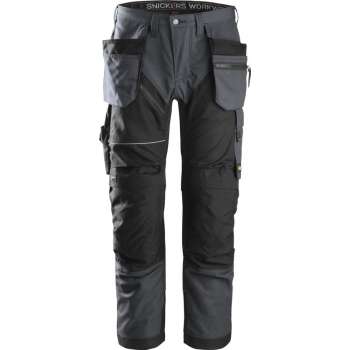 Snickers Ruffwork werkbroek - zwart/grijs - mt.48