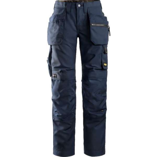 Snickers AllroundWork Dames Werkbroek+ Holsterzakken 6701 - Vrouwen - Navy/Zwart - 50