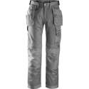 Snickers Workwear DuraTwill Broek met holsterpockets grijs 50