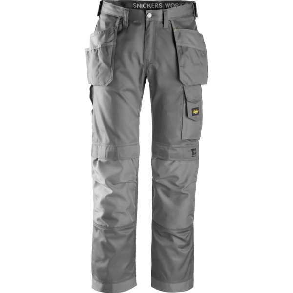 Snickers Workwear DuraTwill Broek met holsterpockets grijs 50