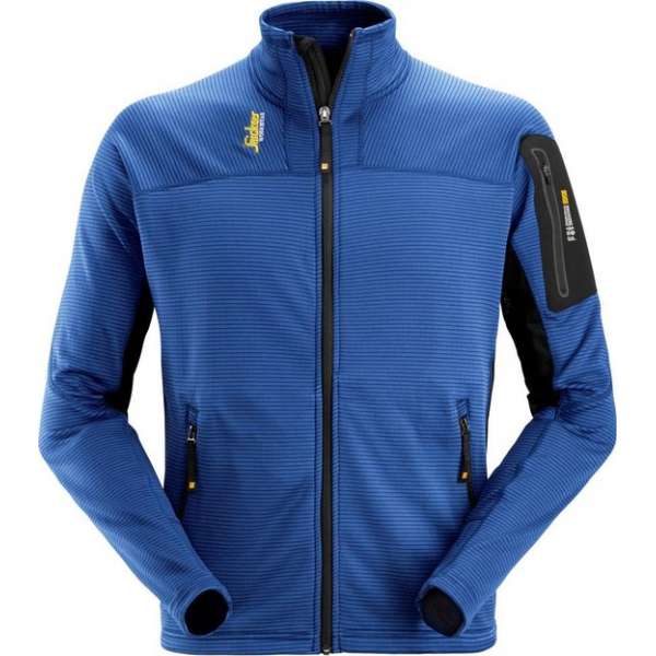 Snickers Workwear Body Mapping Fleece Jack Blauw  L 94385104006