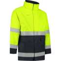 Dapro Access Multinorm Regenjas - Maat 2XL - Marineblauw/Hi-Vis Geel - Vlamvertragend , antistatisch en chemicaliën resistent