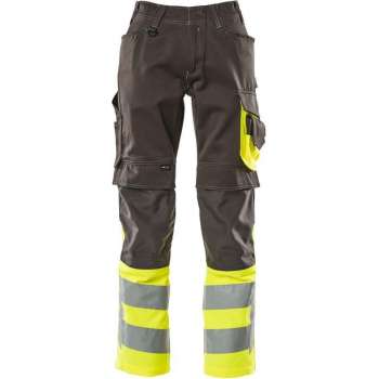 Mascot broek Leeds donkerantraciet/fluorgeel