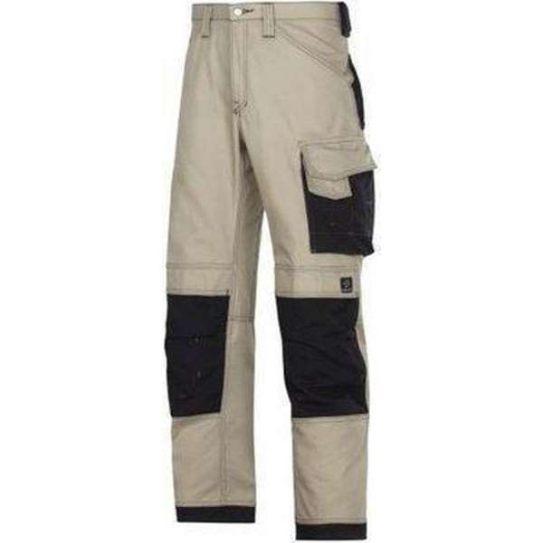 Snickers canvasbroek khaki/zwart maat 44 3314-2004