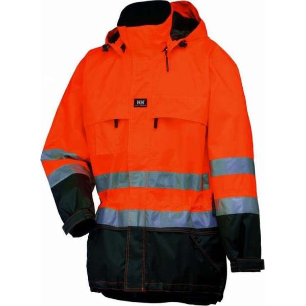 Helly Hansen 71374 Potsdam parka fluo oranje/zwart maat XL