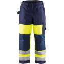 Blåkläder 1883-1997 Winterbroek High Vis Geel/Marineblauw maat 44