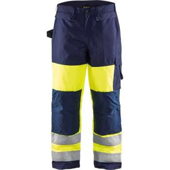 Blåkläder 1883-1997 Winterbroek High Vis Geel/Marineblauw maat 44