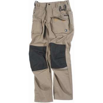 Beckum Werkbroek khaki kevlar EBT03 taille 48 W32 L36