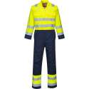 Bizweld Hi-Vis Overall – Vlamvertragend en Anti-statisch – Geel/Blauw maat 3XL