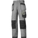 Snickers werkbroek Rip-Stop - 3213-1804 - grijs/zwart - maat 60