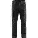 Blåkläder 14591142 duurzame denim stretch service werkbroek zwart maat C46