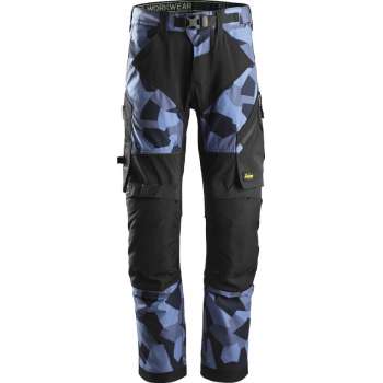 Snickers werkbroek - FlexiWork - 6903 - camouflageblauw - maat 50