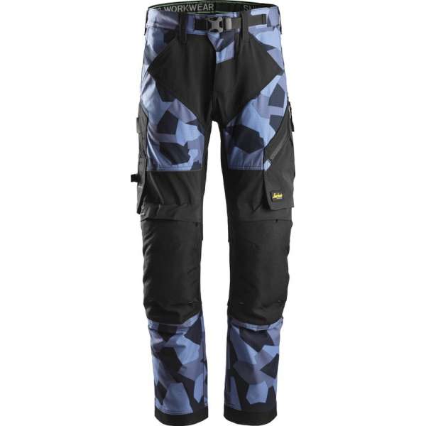 Snickers werkbroek - FlexiWork - 6903 - camouflageblauw - maat 50