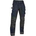 4WORK - Madrid Premium werkbroek met stretch inserts - Navy/zwart - Maat 44