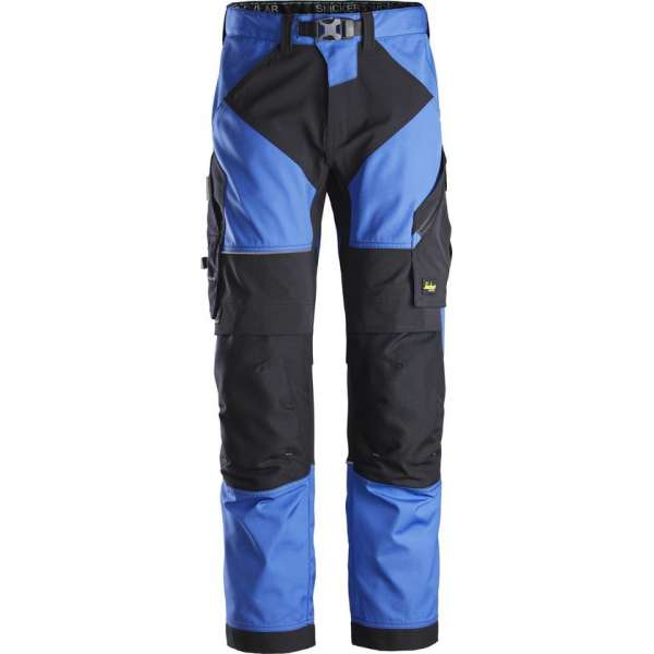 Snickers FlexiWork Werkbroek Stretch+ 6903 - Mannen - Kobaltblauw/Zwart - 48