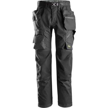 Snickers FlexiWork Vloerleggersbroek+ Stretch 6923 - Mannen - Zwart - 56