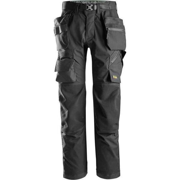 Snickers FlexiWork Vloerleggersbroek+ Stretch 6923 - Mannen - Zwart - 56