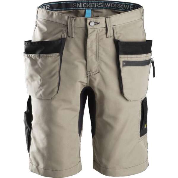 Snickers Workwear LiteWork 375 Short+ Beige 44 6101 (Jeansmaat 30/32)