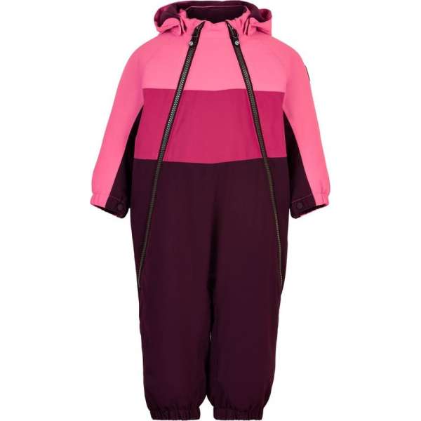 Color Kids - Coverall sneeuwpak voor baby's - Colorblock - Paars - maat 80cm