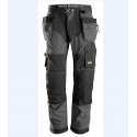 Snickers Workwear FlexiWork, Werkbroek+ met holsterzakken 6902 staalgrijs 44