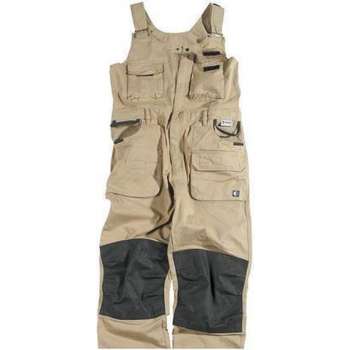 Beckum Workwear EBBT04 Basis bodybroek met B-Protect knie Khaki XXL