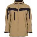 Planam softshell jas Plaline (2700) - Khaki | Zwart - XS