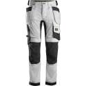 Snickers AllroundWork Stretch Werkbroek Holsterzakken 6241 - Mannen - Wit/Zwart - 54