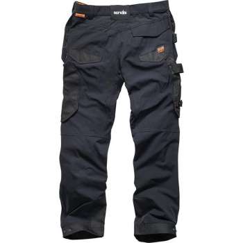 Scruffs Pro Flex Plus werkbroek, zwart maat 30R(UK) - 46M(EU)