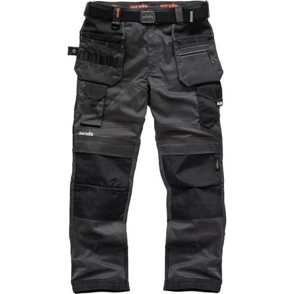 Scruffs Pro Flex Plus werkbroek, grijs maat 38S(UK) - 54S(EU)