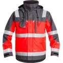 F. Engel 1001-928 EN 20471 Parka Jack Rood/Grijs maat L