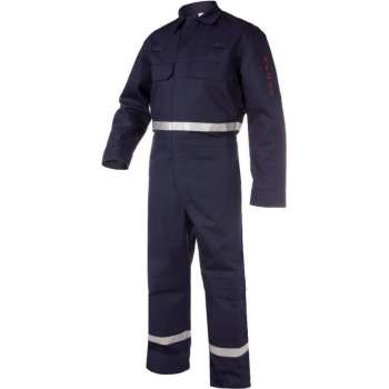 Overalls Vlamvertragend Antist. BASIC LINE DENIS Overall Vlamvertragend Antistatisch MarineblauwXL