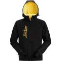 Snickers Workwear Hoodie met logo en rits zwart L