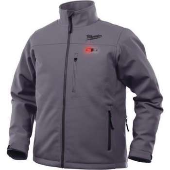 Milwaukee M12 HJGREY4-0 XL Grey M12 heated jacket with 5 sewn in carbon fiber heating zones