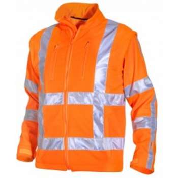 Hydrowear Softshelljas Fluor Oranje Mt 2xl