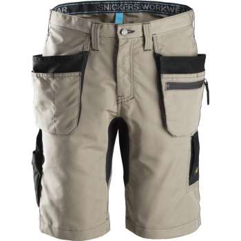 Snickers Workwear LiteWork 375 Short+ Beige 46 6101 (jeansmaat 31/32)