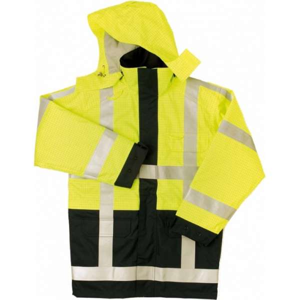 Signalisatie Parka vlamvertagend antistatisch SW Humber RWS geel/marine M