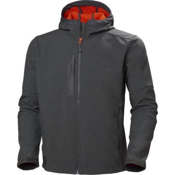 Helly Hansen Kensington Softshell Werkjas Capuchon Donkergrijs