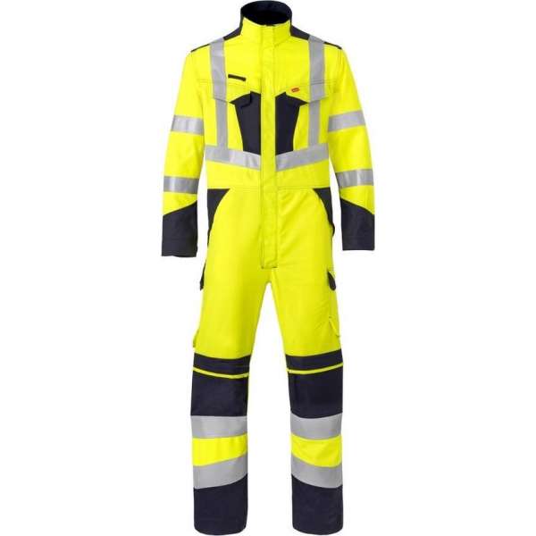 Havep 20251 Overall Fluo Geel/Marine maat 62